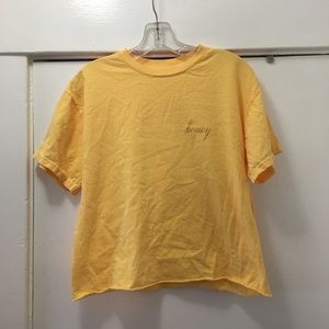 Brandy Melville Aleena Honey tee osfm